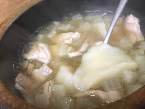 水餃子大根スープ